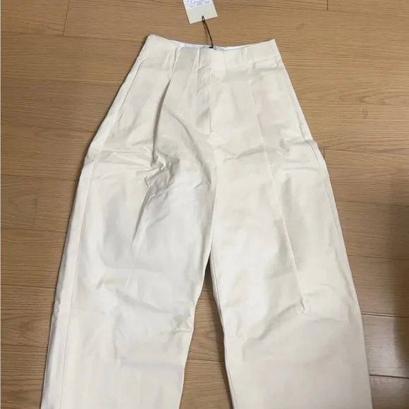 Studio Nicholson dordoni pleated cotton twill trousers - Picture 2 of 2